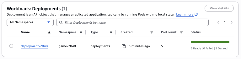 First App Deployment